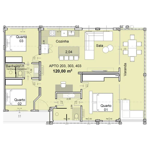 3 bedroom apartment copy 2