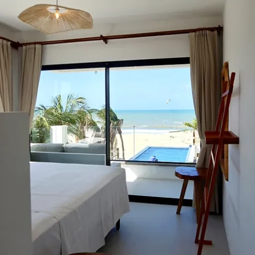 apartment cumbuco windtown beachfront brazil two bedrooms bedroom sea view