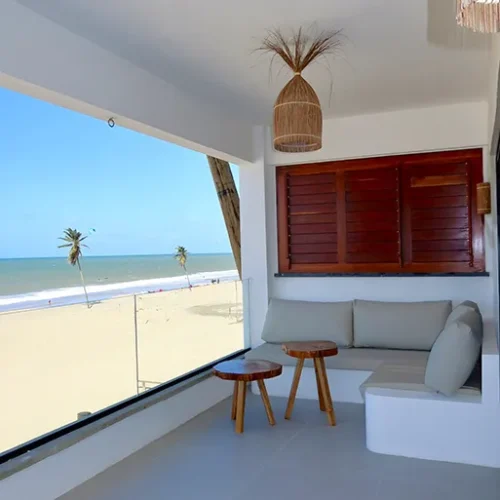 windtown beachfront apartment cumbuco brazil three bedrooms terrace