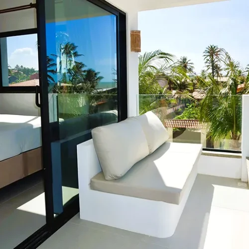 windtown beachfront apartment cumbuco brazil two bedrooms terrace